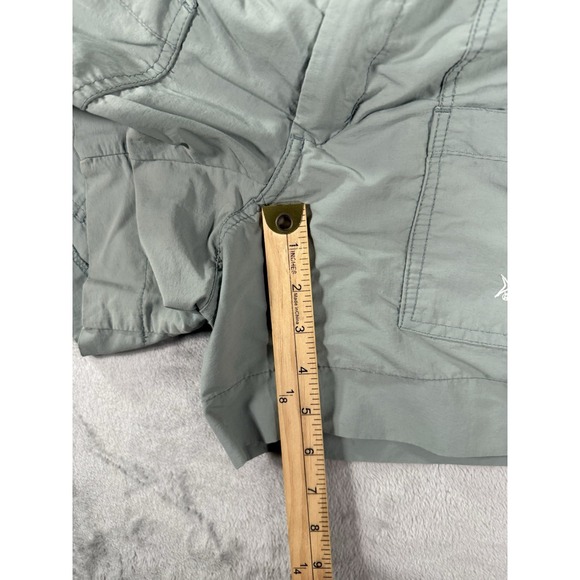 Aftco Cargo Shorts Mens 28 Green Fishing Nylon Utility Hiking Outdoors - Picture 4 of 11